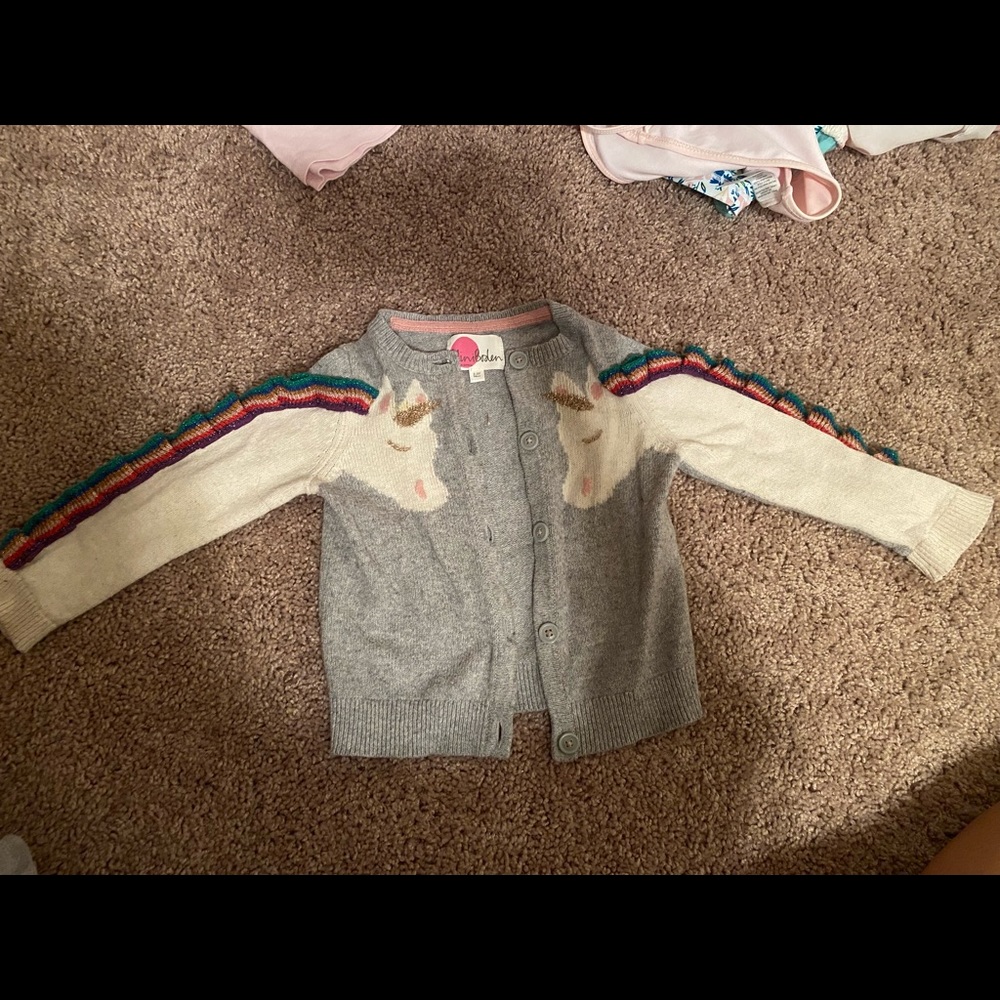 Unicorn sweater 2-3t